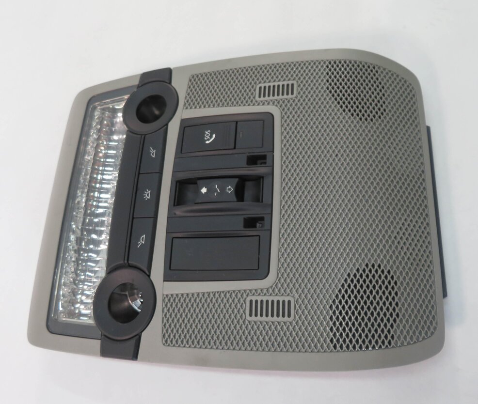 Thumbnail 3: 2009 BMW X5 (E70) FRONT MAP READING COURTESY DOME LIGHT LAMP (GRAY)