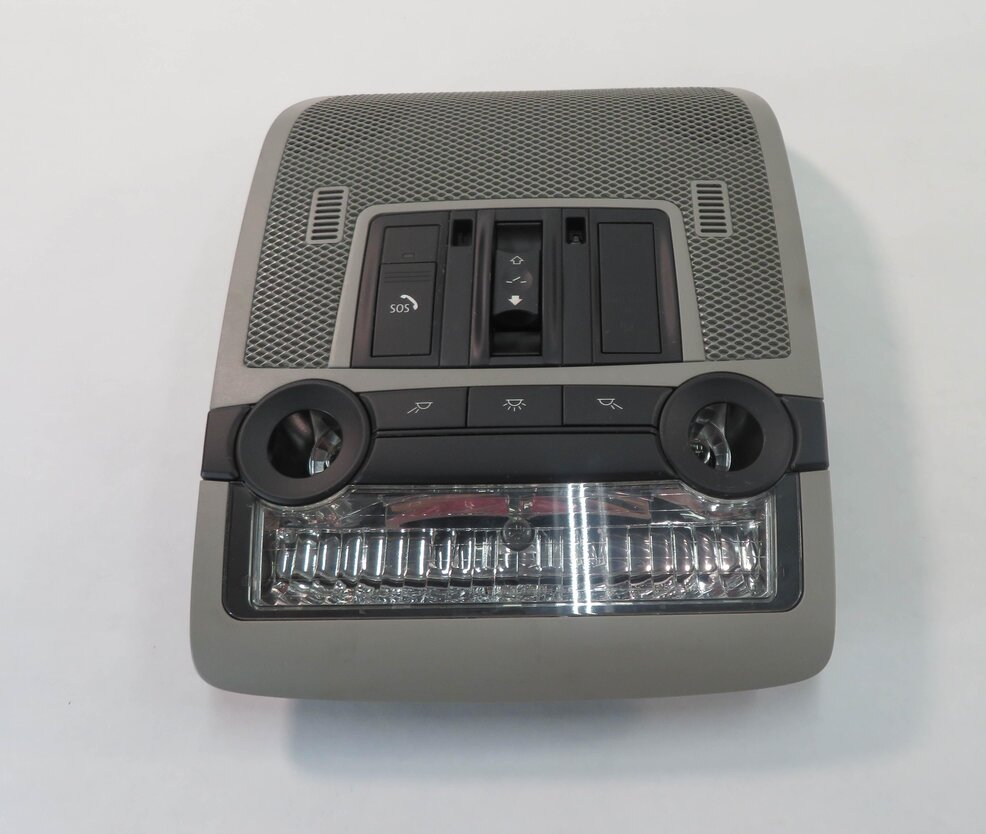 Thumbnail 5: 2009 BMW X5 (E70) FRONT MAP READING COURTESY DOME LIGHT LAMP (GRAY)