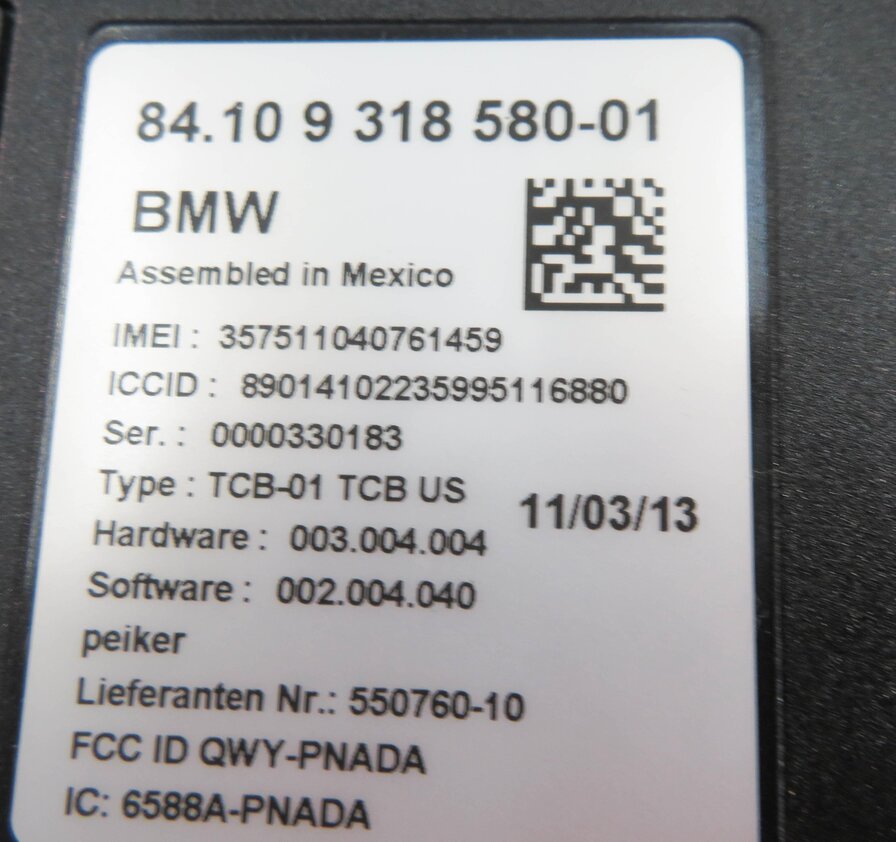 Thumbnail 6: 2013 BMW ACTIVEHYBRID-3 (F30) BLUETOOTH TELEMATICS COMMUNICATION CONTROL MODULE