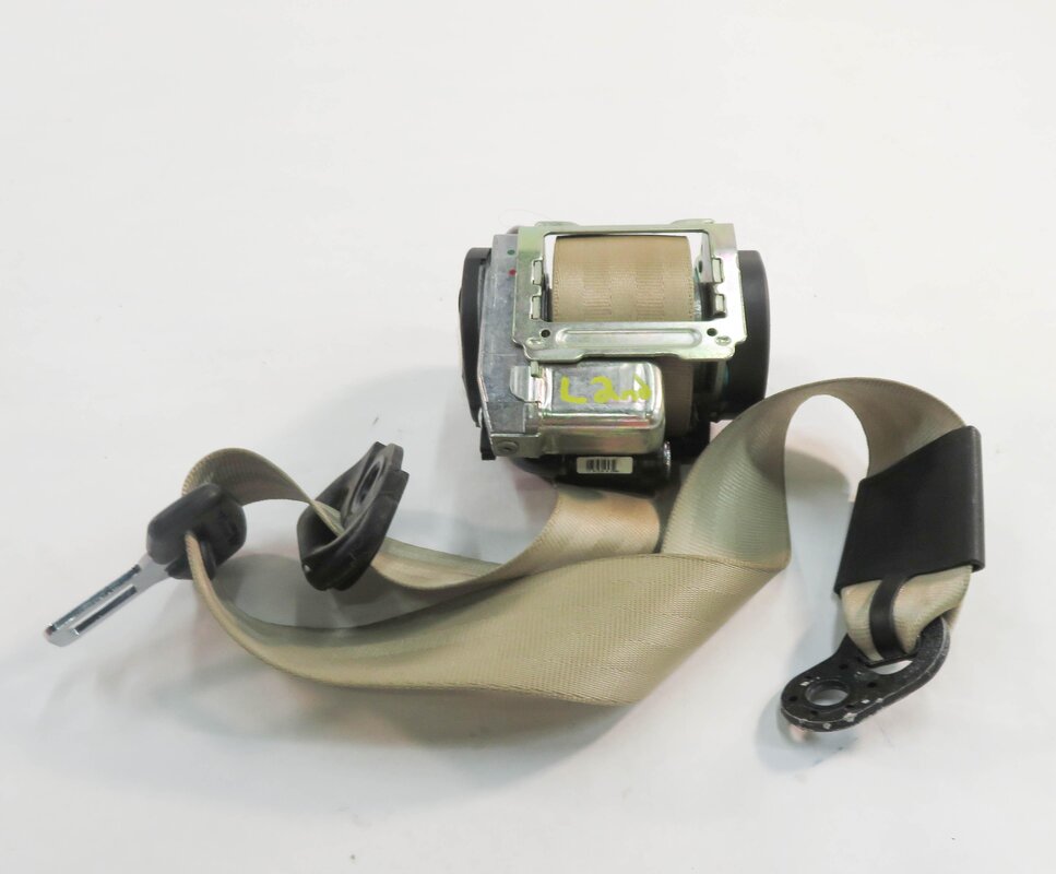 Thumbnail 2: 2010 AUDI Q7 (4L) LEFT REAR 2nd SECOND ROW SEAT SEATBELT RETRACTOR (BEIGE)