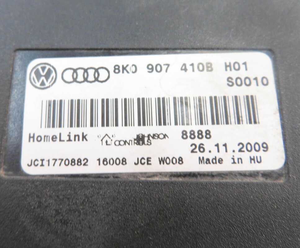 Thumbnail 6: 2010 AUDI Q7 (4L) HOMELINK GARAGE DOOR / GATE OPENER CONTROL MODULE