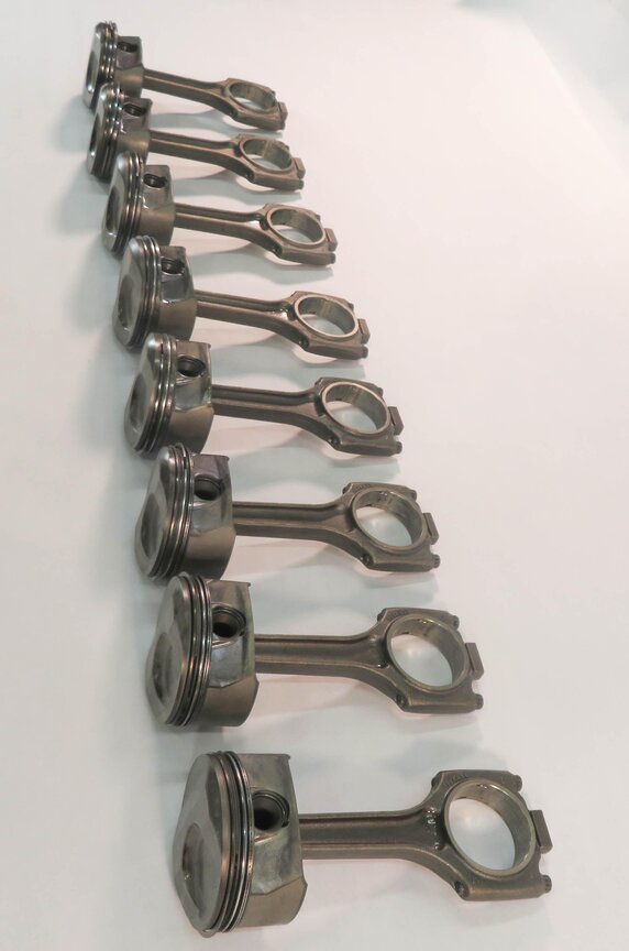 Thumbnail 3: 08-12 PORSCHE CAYENNE PANAMERA (958 970) 3.6L M46 / 4.8L M48 ENGINE PISTON SET