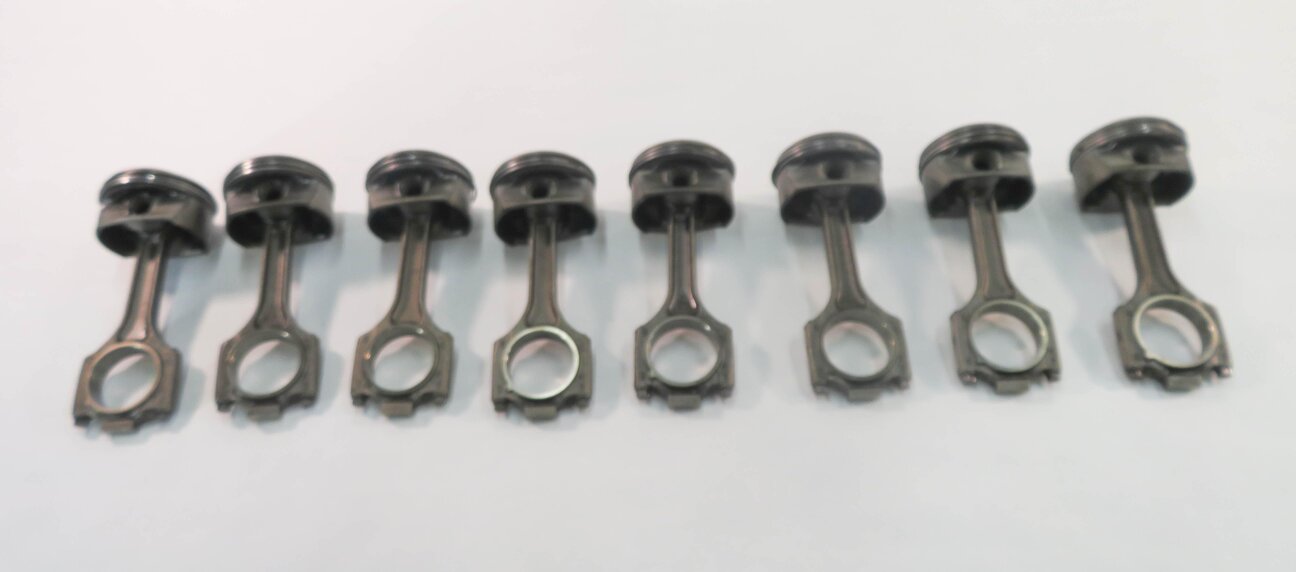 Thumbnail 4: 08-12 PORSCHE CAYENNE PANAMERA (958 970) 3.6L M46 / 4.8L M48 ENGINE PISTON SET