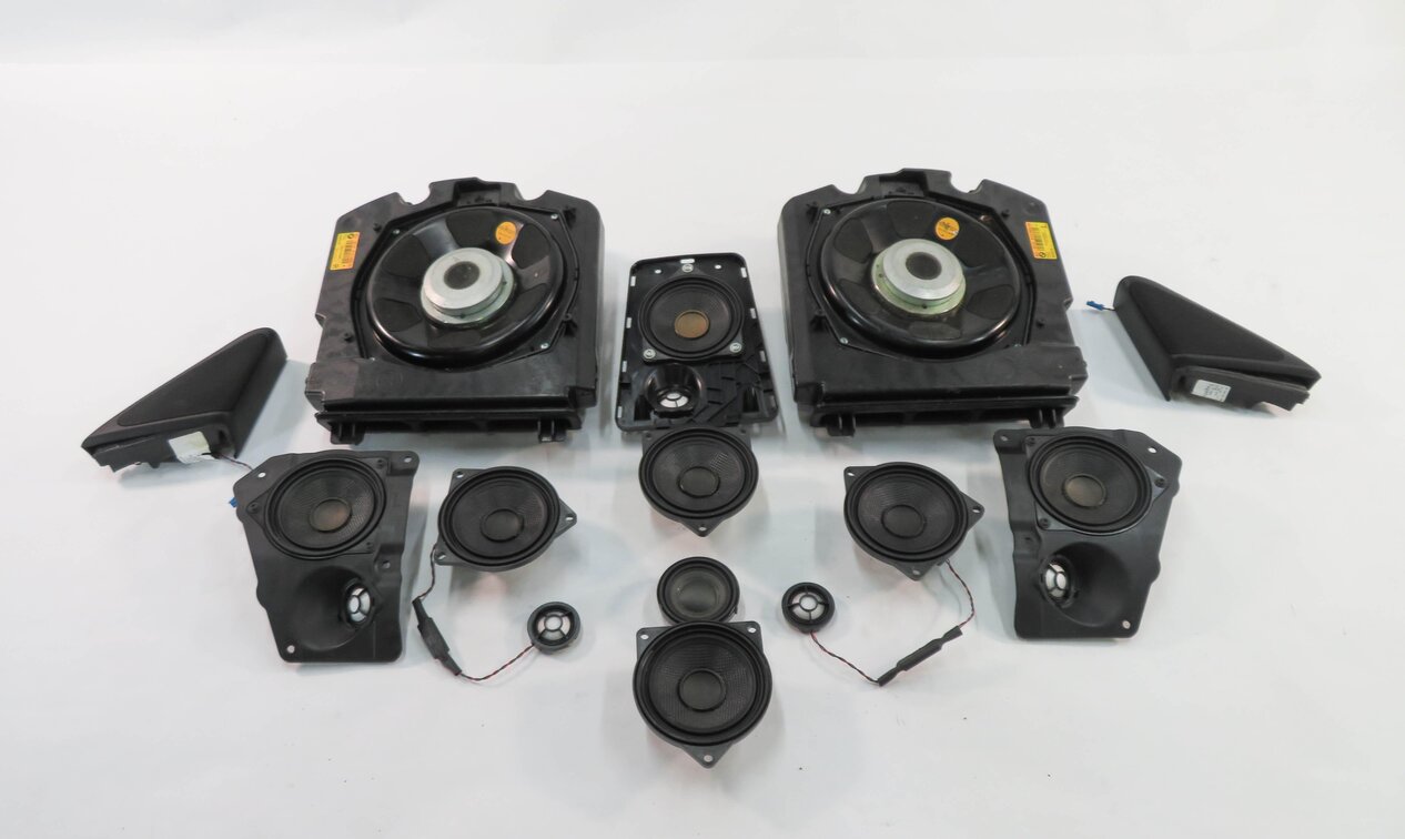 2009 BMW 750i (F01) RADIO STEREO MEDIA AUDIO SUBWOOFER SUB TWEETER SPEAKER SET