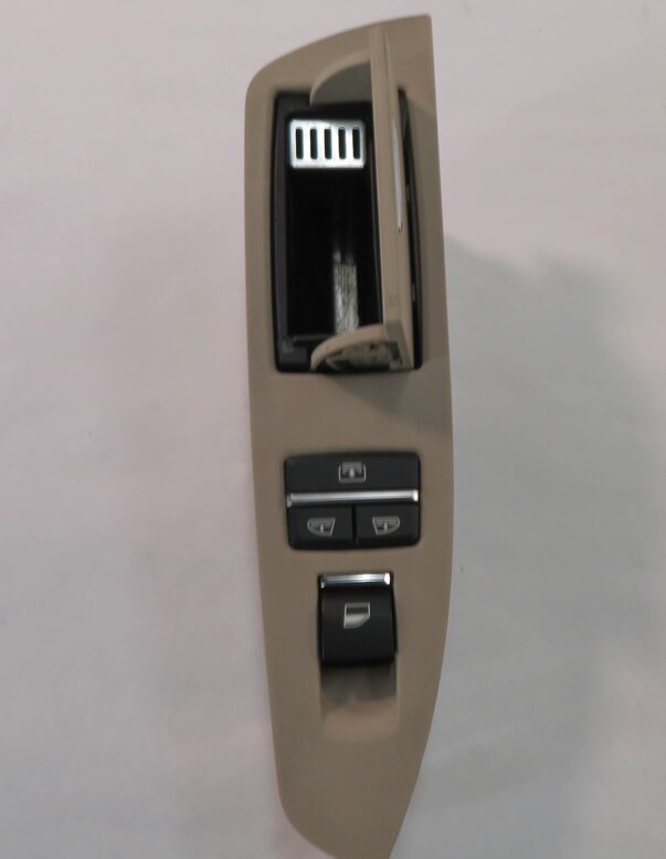 2009 BMW 750i (F01) LEFT REAR DOOR POWER WINDOW SWITCH BUTTON (OYSTER)
