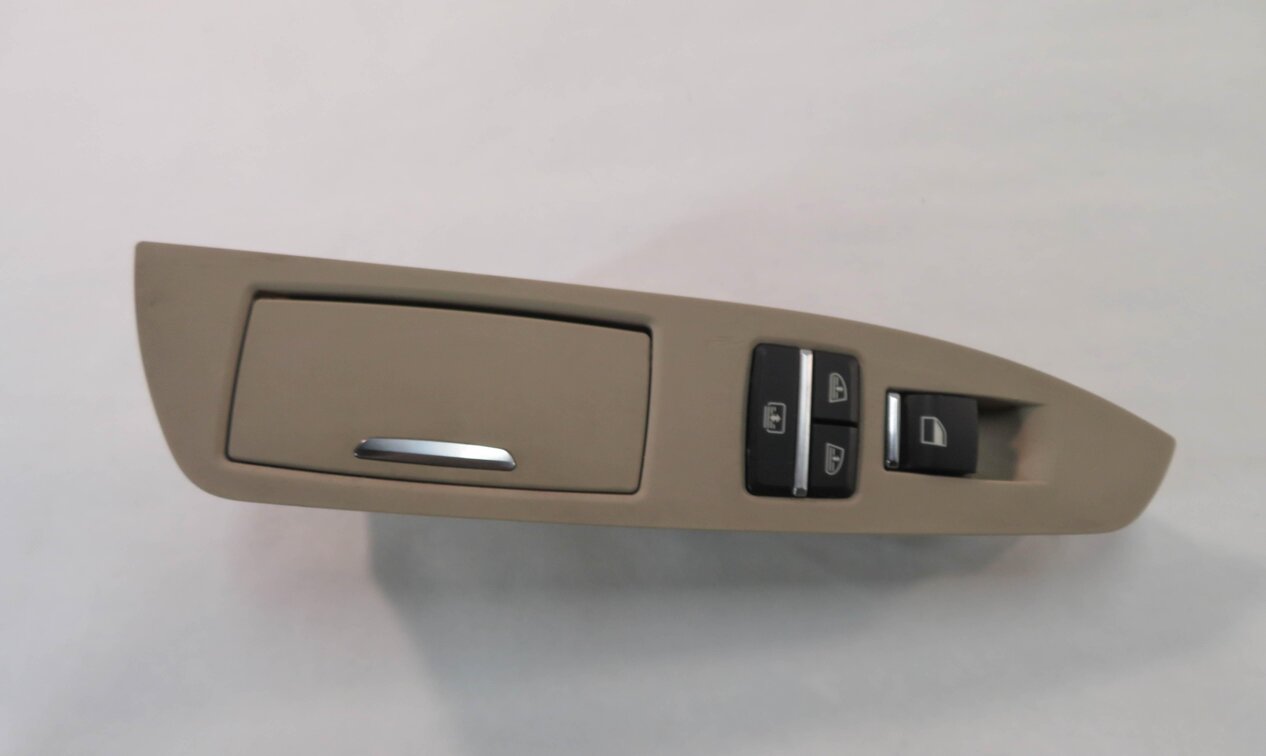 Thumbnail 2: 2009 BMW 750i (F01) LEFT REAR DOOR POWER WINDOW SWITCH BUTTON (OYSTER)