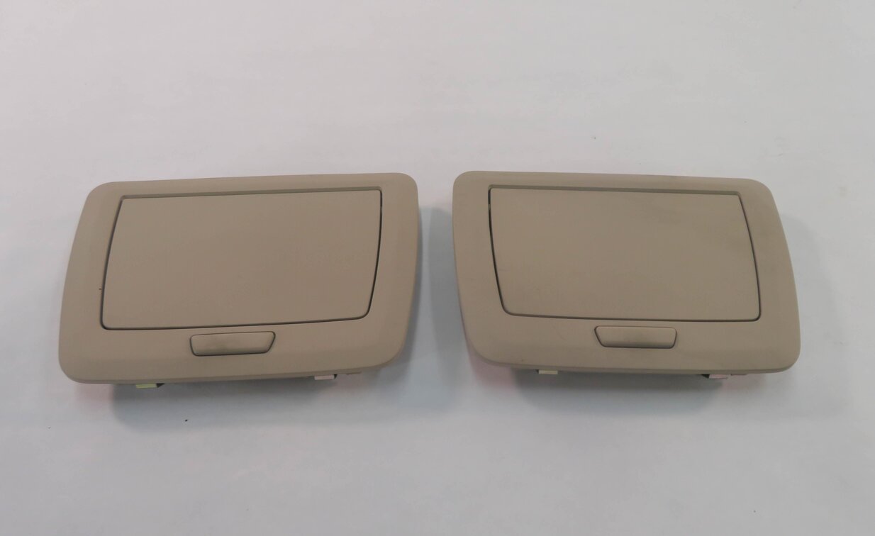 Thumbnail 2: 2009 BMW 750i (F01) REAR LEFT & RIGHT VANITY MIRROR SET-2 (OYSTER)