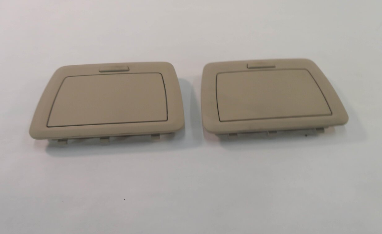 Thumbnail 5: 2009 BMW 750i (F01) REAR LEFT & RIGHT VANITY MIRROR SET-2 (OYSTER)