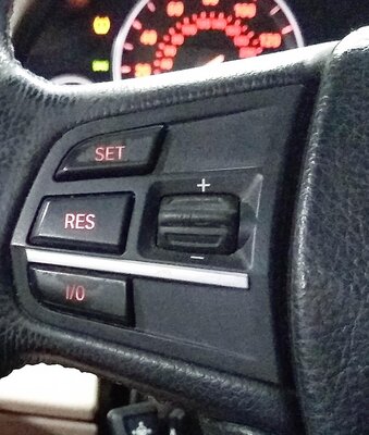 Thumbnail 2: 2009 BMW 750i (F01) STEERING CRUISE CONTROL PHONE MODE SWITCH BUTTON SET-2