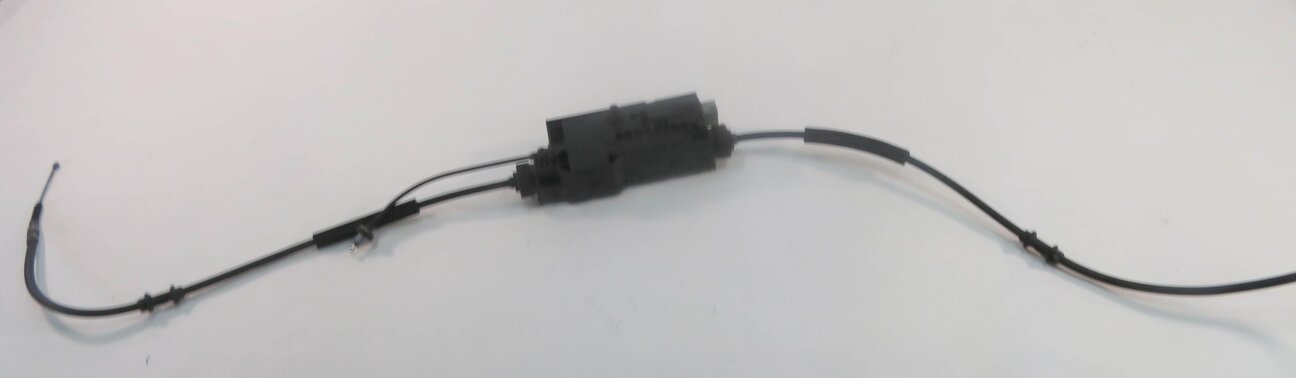 2011 BMW 740i (F01) EMERGENCY ELECTRONIC PARKING BRAKE ACTUATOR MOTOR w/ CABLES