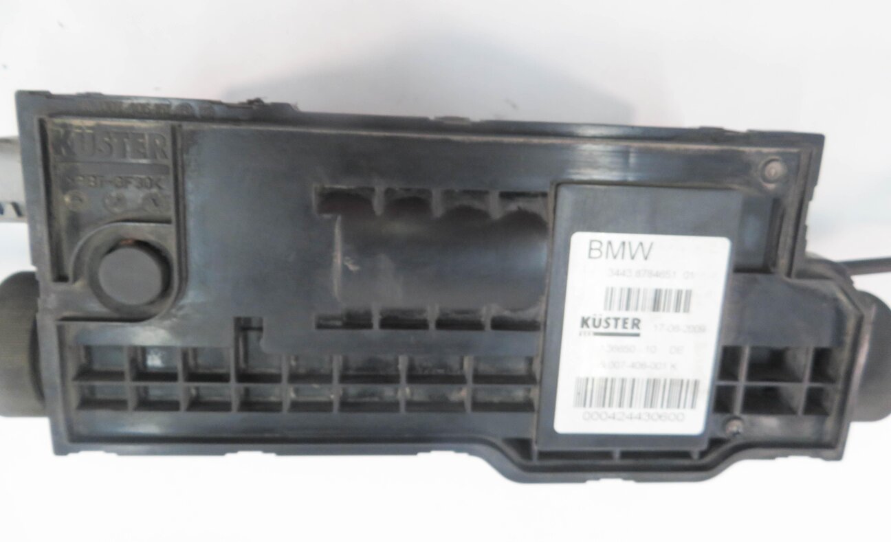 Thumbnail 2: 2011 BMW 740i (F01) EMERGENCY ELECTRONIC PARKING BRAKE ACTUATOR MOTOR w/ CABLES