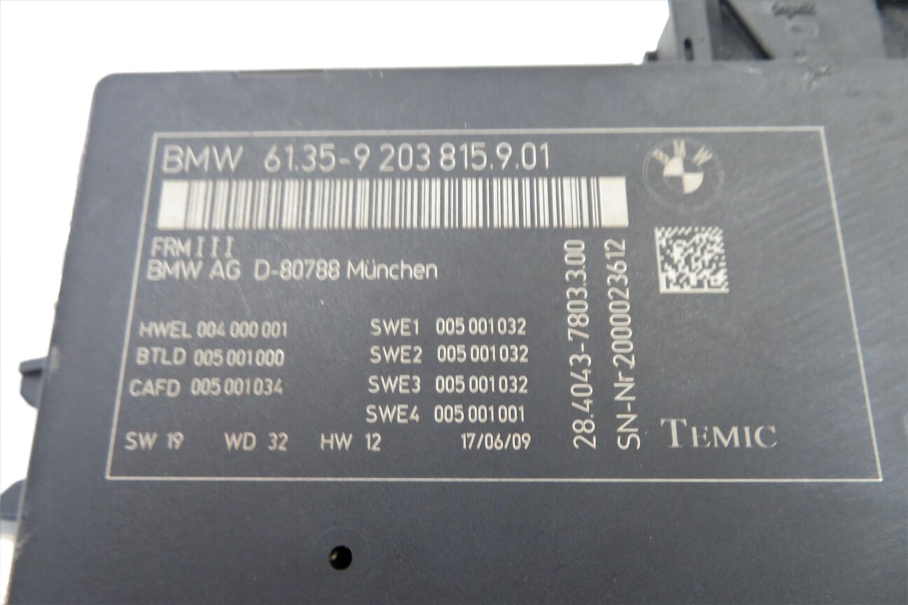 Thumbnail 6: 2010-2017 BMW 528i 535i 550i 650i 750i M5 X3 - FRMIII BODY LIGHT CONTROL MODULE