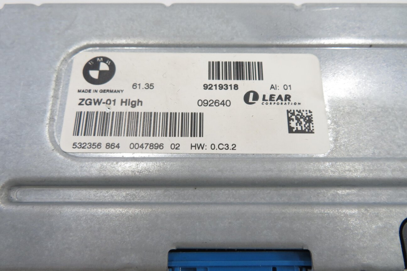 Thumbnail 5: 2009-2011 BMW 528i 535i 550i 740i 750i 760i B7 (F01 F10) CENTRAL GATEWAY MODULE