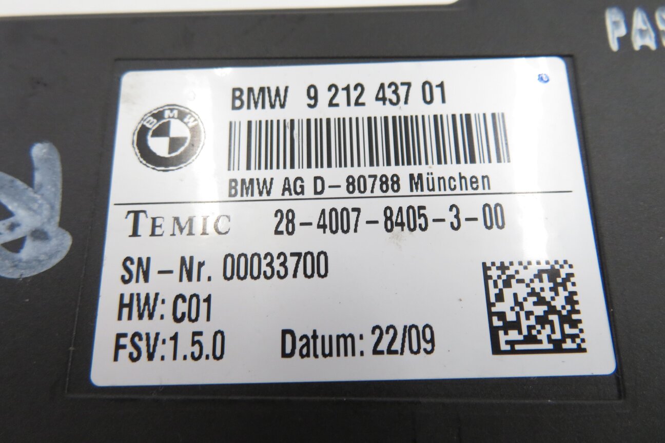 Thumbnail 6: 10-19 BMW 328i 330i 335i 530i 535i 550i 740i 750i 760i - REAR HEATED SEAT MODULE