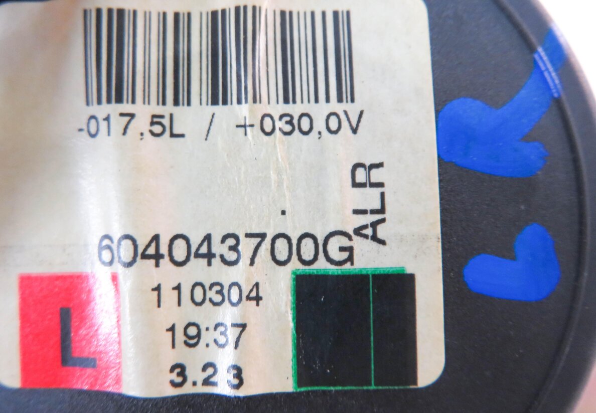 Thumbnail 7: 2011 RANGE ROVER SPORT (L320) LEFT REAR 2nd SECOND ROW SEATBELT RETRACTOR BLACK