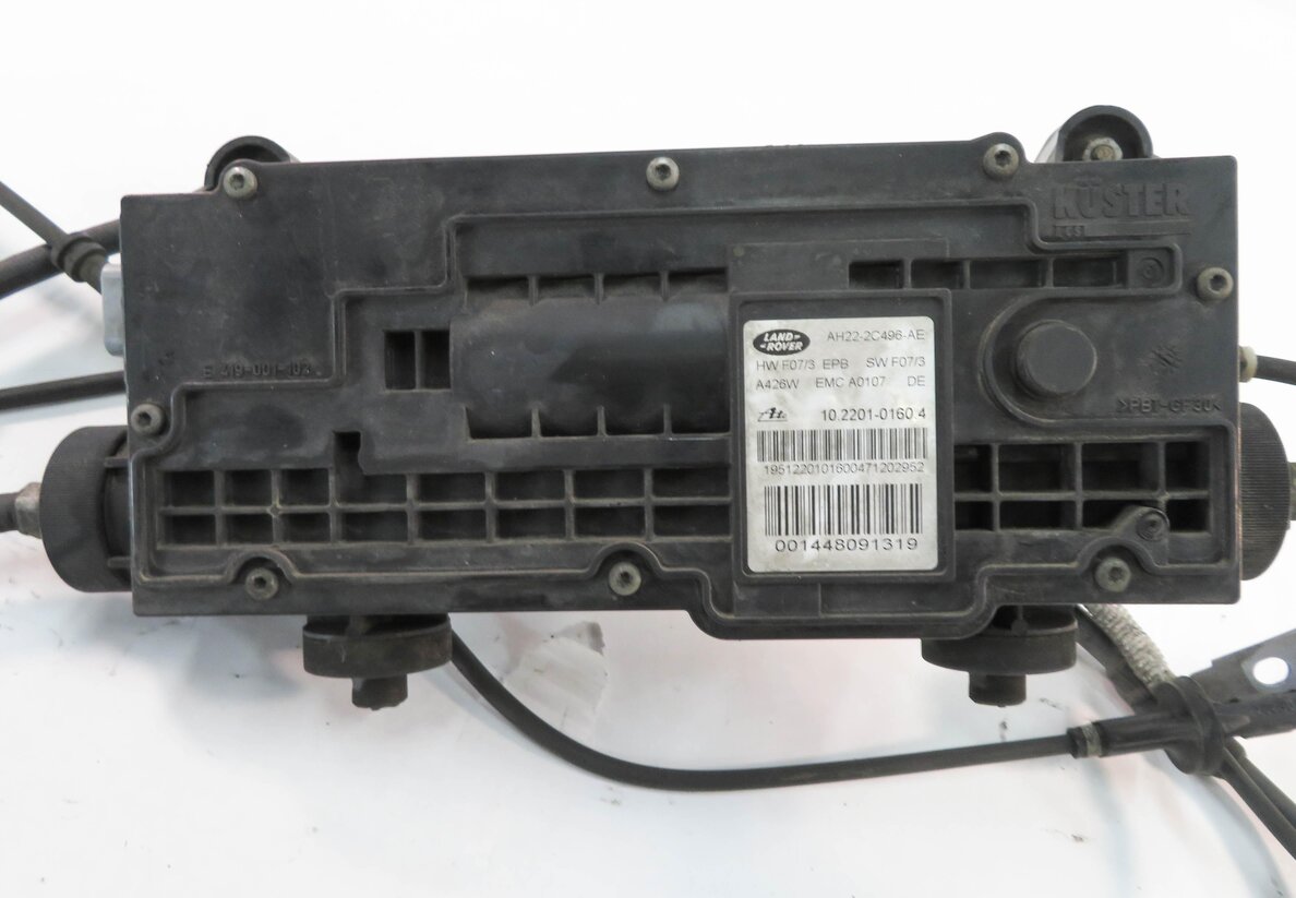 Thumbnail 3: 2011 RANGE ROVER SPORT (L320) EMERGENCY PARKING BRAKE ACTUATOR MOTOR w/ CABLES