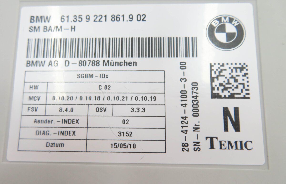 Thumbnail 6: 2010-2016 BMW 128i 328i 335i M3 X1 X5 X6 Z4 - FRONT MEMORY SEAT CONTROL MODULE