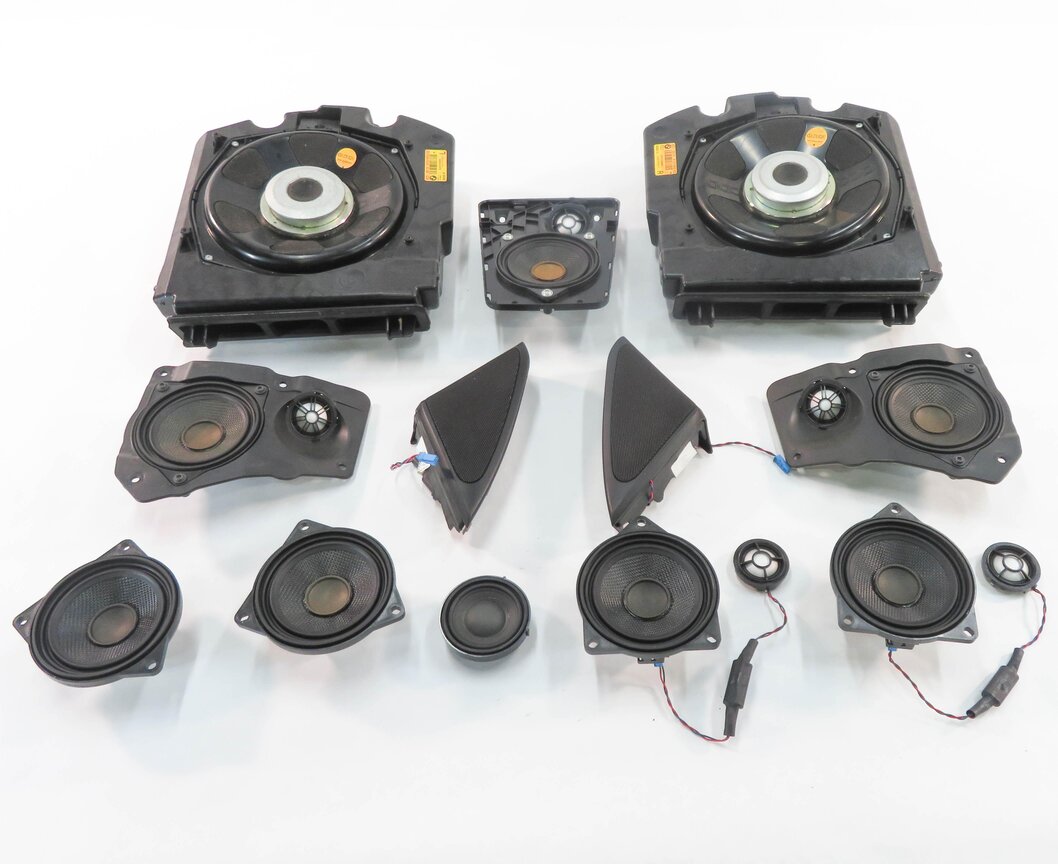 2009 BMW 750i (F01) RADIO STEREO MEDIA AUDIO SUBWOOFER TWEETER SPEAKER SET-14