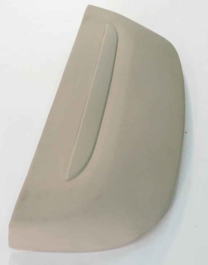 Thumbnail 2: 2009 BMW 750i (F01) RIGHT FRONT PASSENGER SEAT BACK TRIM COVER (OYSTER LEATHER)