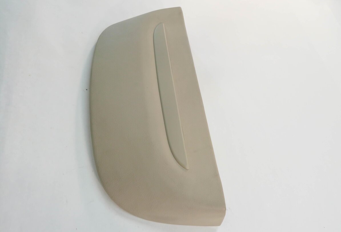 Thumbnail 3: 2009 BMW 750i (F01) RIGHT FRONT PASSENGER SEAT BACK TRIM COVER (OYSTER LEATHER)