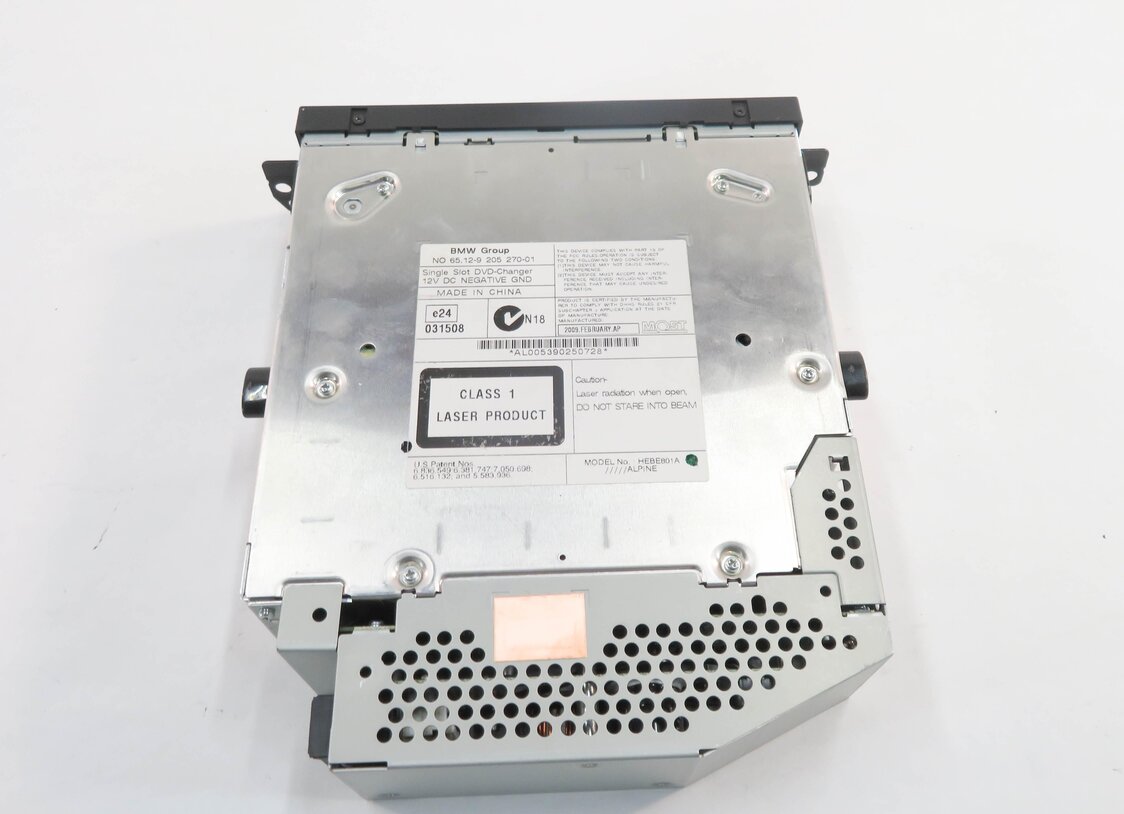 Thumbnail 6: 2008-2010 BMW 750i X5 X6 Z4 (F01 E70 E71 E89) VIDEO PLAYER 6-DISC DVD CHANGER