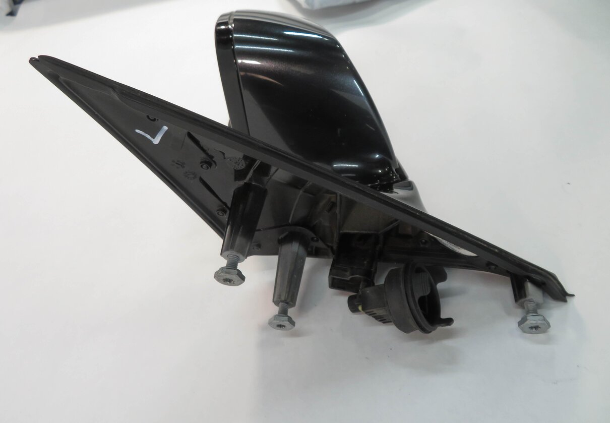 Thumbnail 5: 09-12 BMW 740i 750i 760i (F01) LEFT P-FOLD AUTODIM MIRROR w/ BLIND SPOT (GRAY)