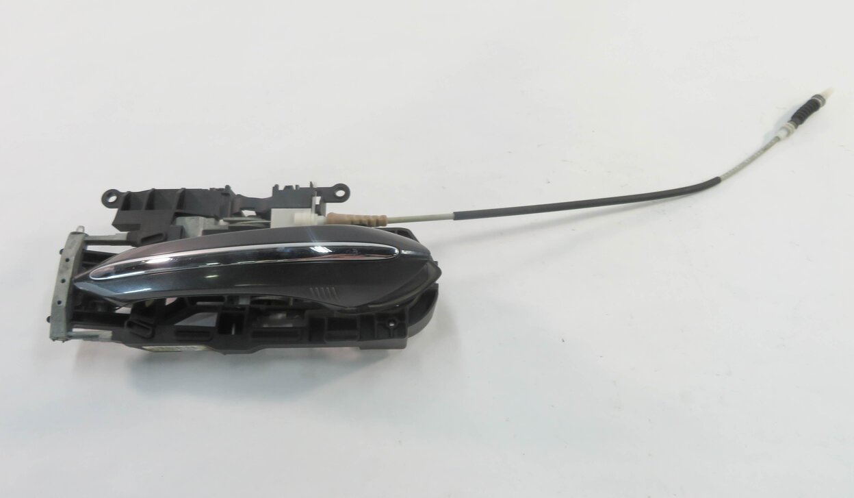 09-18 BMW 528i 535i 550i 740i 750i 760i RIGHT FRONT COMFORT DOOR HANDLE (GRAY)