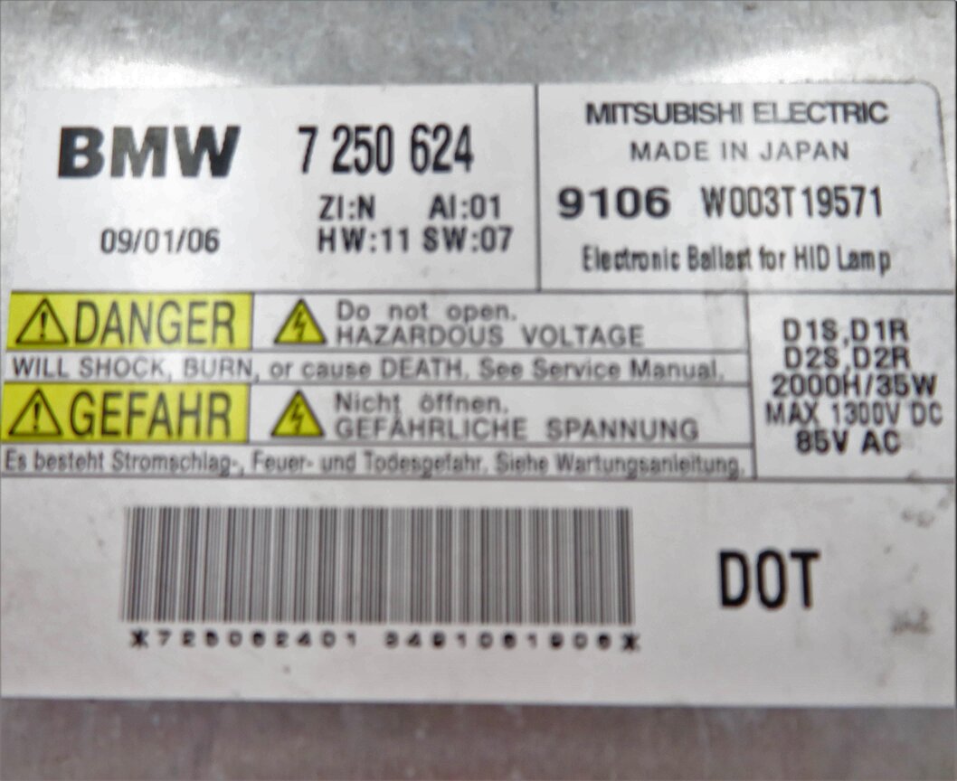 Thumbnail 6: 09-17 BMW 328i 335i 535i 550i 740i 750i M5 X1 Z4 - HID XENON HEADLIGHT BALLAST
