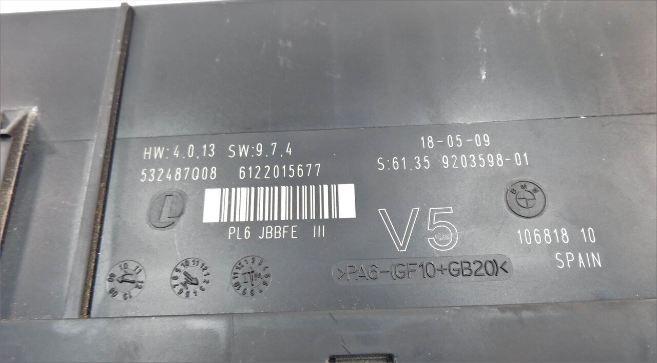 Thumbnail 6: 2009-2011 BMW 740i 750i 760i B7 (F01) MAIN PRIMARY BODY CONTROL MODULE BCM
