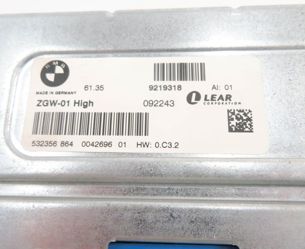 Thumbnail 6: 2009-2011 BMW 528i 535i 550i 740i 750i 760i B7 (F01 F10) CENTRAL GATEWAY MODULE