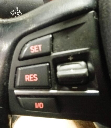 Thumbnail 2: 2009 BMW 750i (F01) STEERING CRUISE CONTROL PHONE MODE SWITCH BUTTON SET