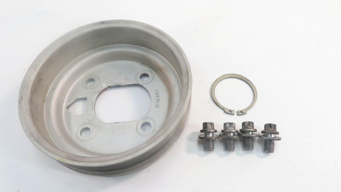 2009 BMW 750i (F01) 4.4L N63 TWIN TURBO ENGINE - PULLEY FOR HARMONIC BALANCER