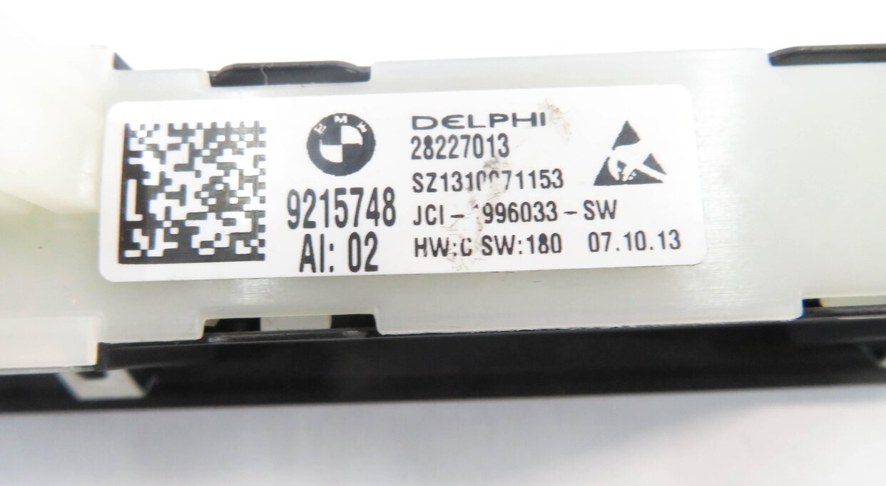 Thumbnail 6: 2014 BMW 740i (F01) RIGHT FRONT PASSENGER MEMORY SEAT POSITION SWITCH