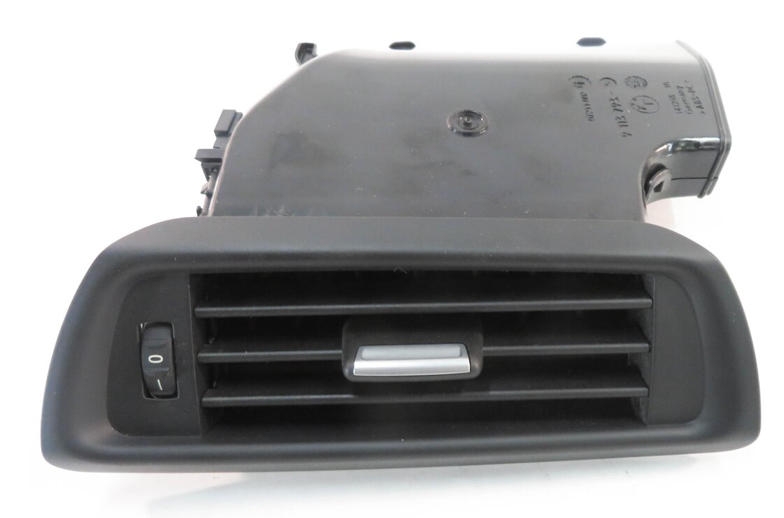 2014 BMW 740i (F01) LEFT DRIVER REAR PILLAR HEATER A/C AIR VENT (BLACK)