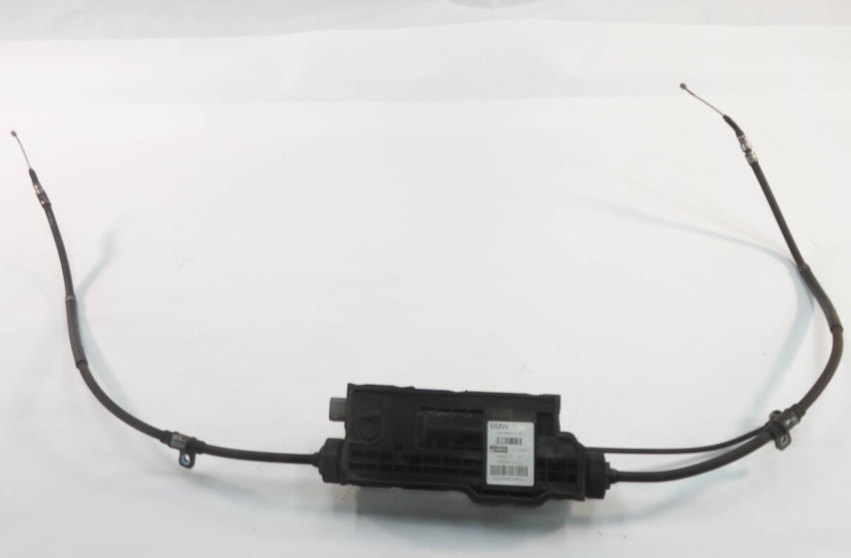 2014 BMW 740i (F01) EMERGENCY PARKING BRAKE ACTUATOR w/ CABLES