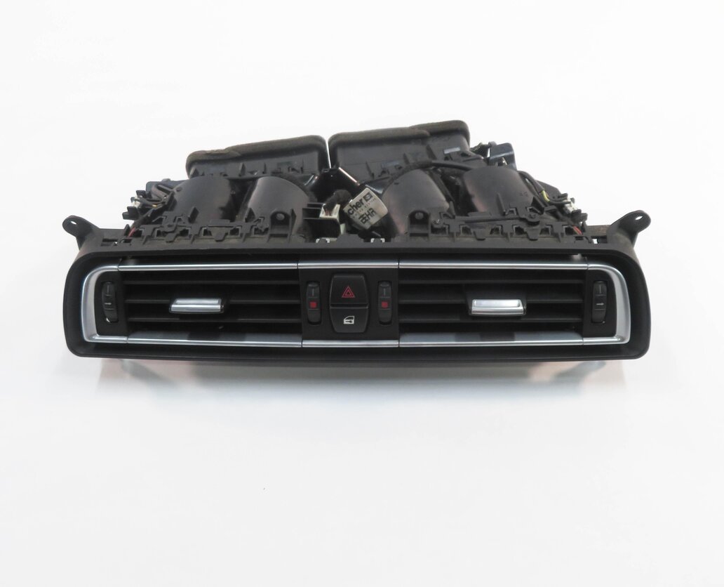 2014 BMW 740i (F01) CENTER DASH HEATER A/C AIR VENT w/ HAZARD & CENTRAL LOCK
