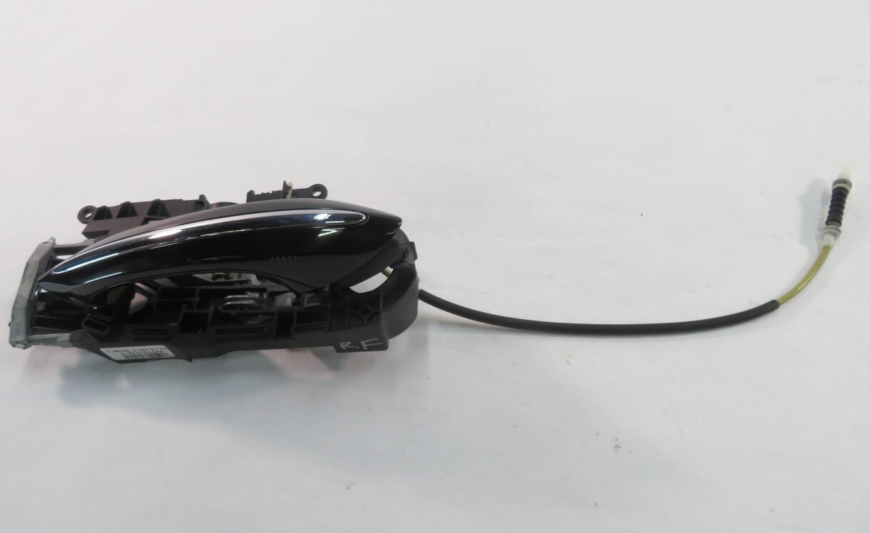 09-18 BMW 528i 535i 550i 740i 750i 760i RIGHT FRONT COMFORT DOOR HANDLE (BLACK)