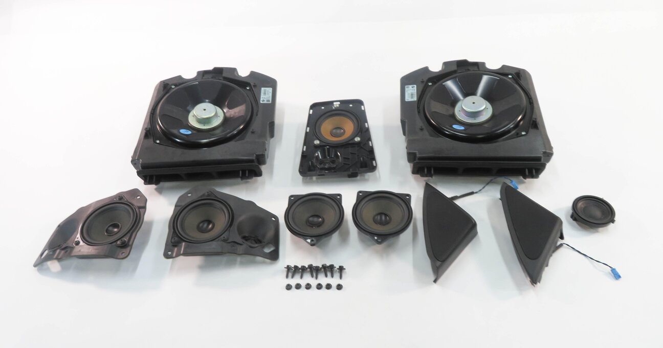 2014 BMW 740i (F01) RADIO STEREO MEDIA AUDIO SUBWOOFER TWEETER SPEAKER SET-10