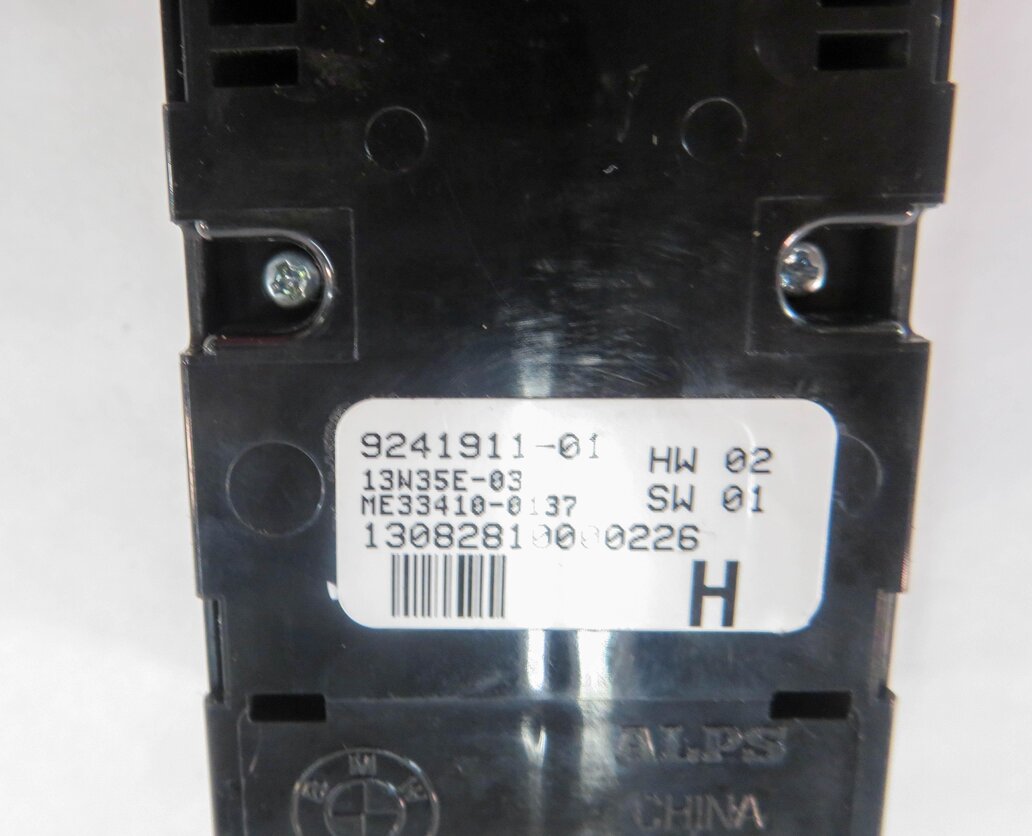 Thumbnail 6: 2009-2015 BMW 740i 750i 760i ACTIVE HYBRID 7 - LEFT DRIVER P-FOLD WINDOW SWITCH