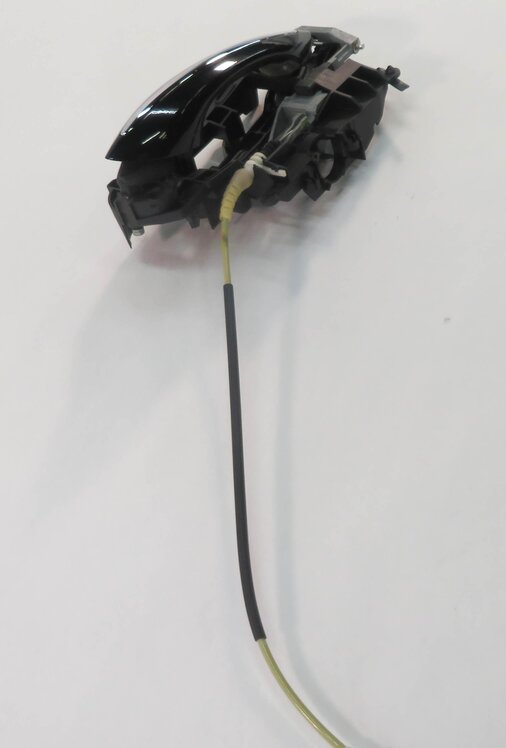 Thumbnail 2: 09-18 BMW 528i 535i 550i 740i 750i 760i RIGHT FRONT COMFORT DOOR HANDLE (BLACK)