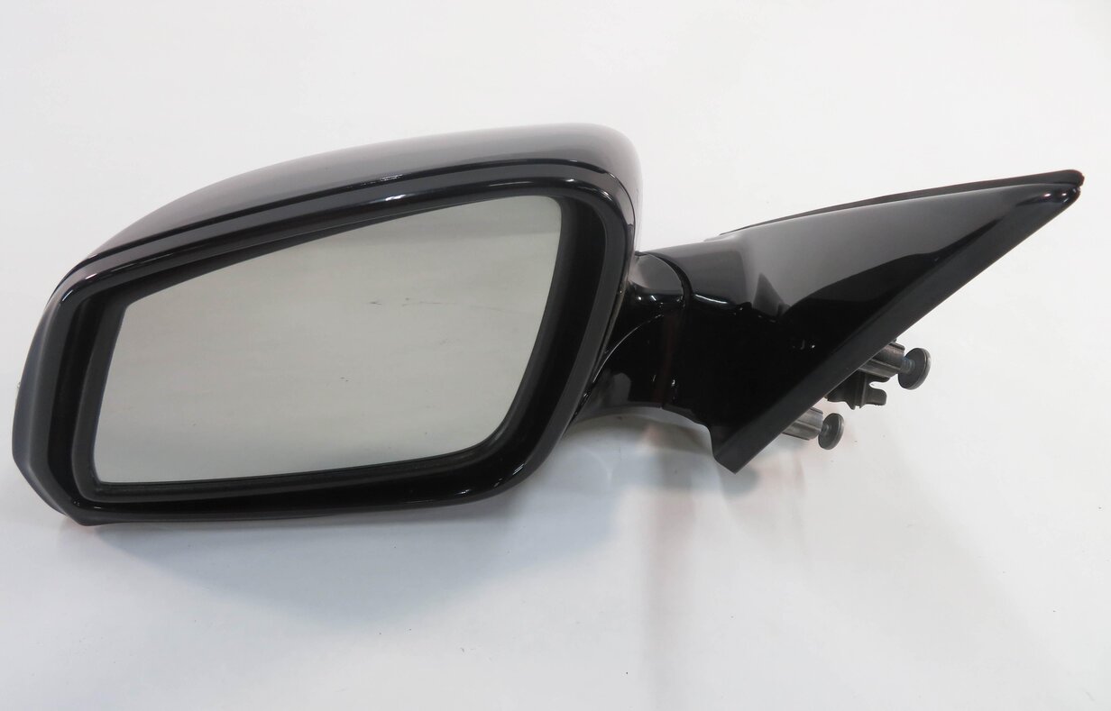 13-15 BMW 740i 750i 760i (F01) LEFT DRIVER P-FOLD MEM HEAT DOOR MIRROR (BLACK)
