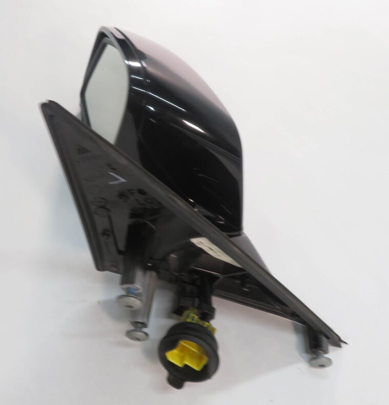 Thumbnail 3: 13-15 BMW 740i 750i 760i (F01) LEFT DRIVER P-FOLD MEM HEAT DOOR MIRROR (BLACK)