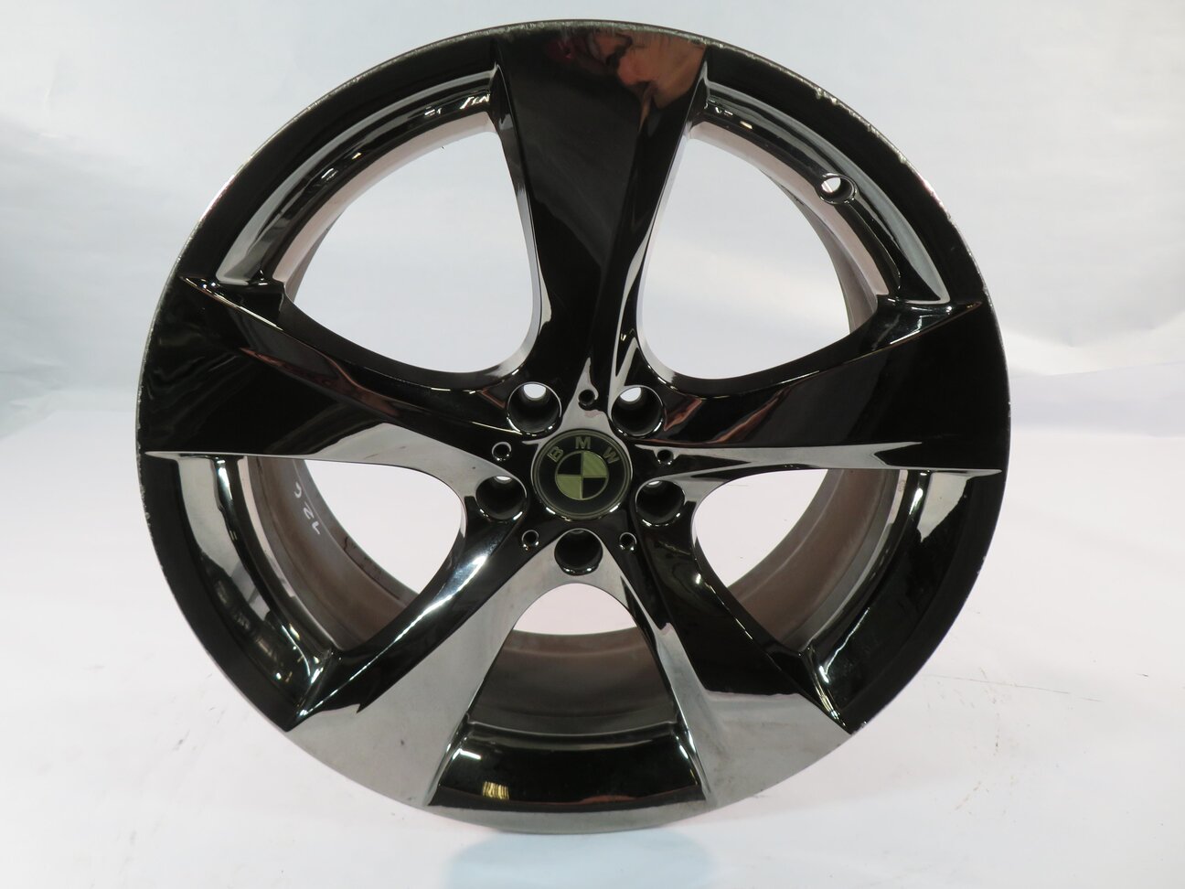 10-17 BMW 535iGT 740i 750i (F01 F07) 21x8.5 - MIDNIGHT CHROME 5-SPOKE WHEEL RIM