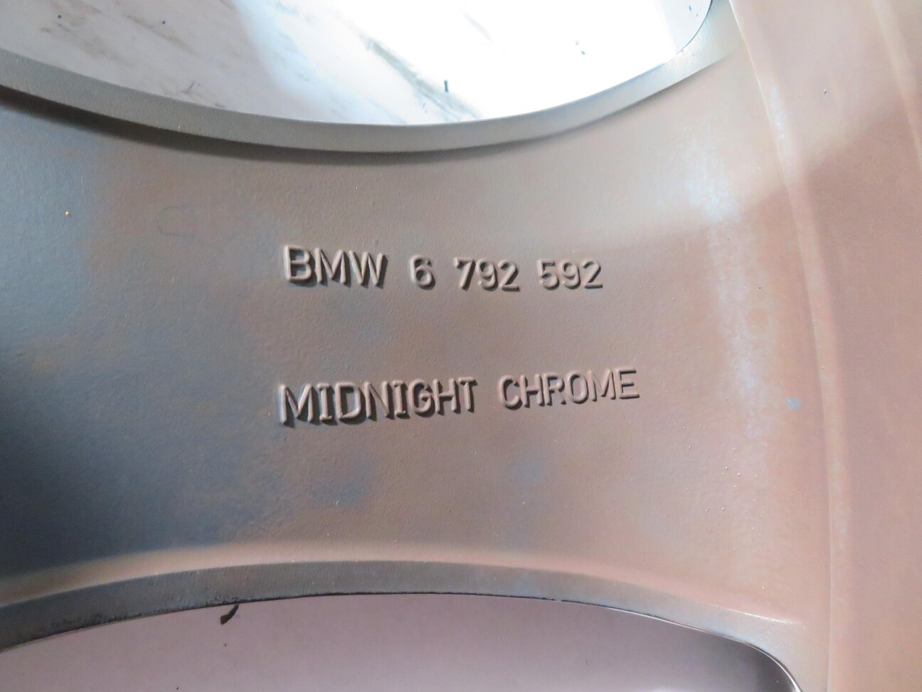 Thumbnail 7: 10-17 BMW 535iGT 740i 750i (F01 F07) 21x8.5 - MIDNIGHT CHROME 5-SPOKE WHEEL RIM