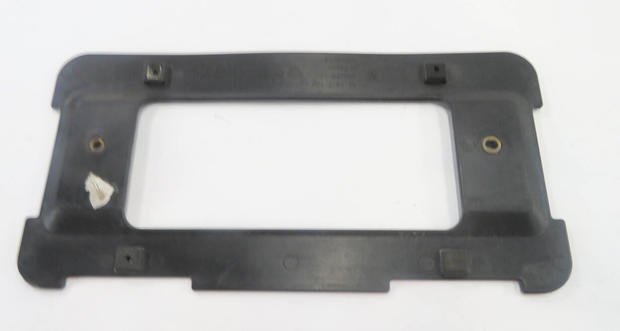 2013 BMW 528i (F10) REAR LICENSE PLATE BASE MOUNT RETAINER BRACKET HOLDER
