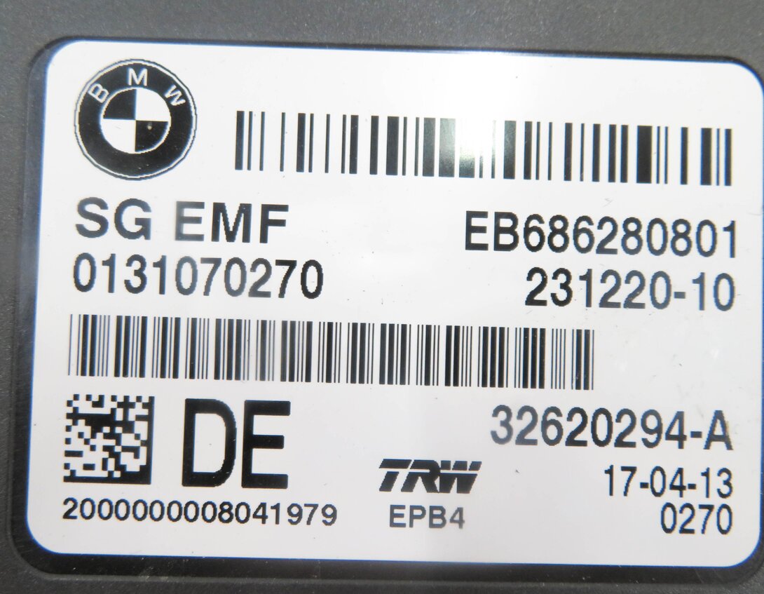 Thumbnail 6: 11-19 BMW 528i 535i 550i 640i 650i M5 M6 X3 X4 - PARKING BRAKE CONTROL MODULE
