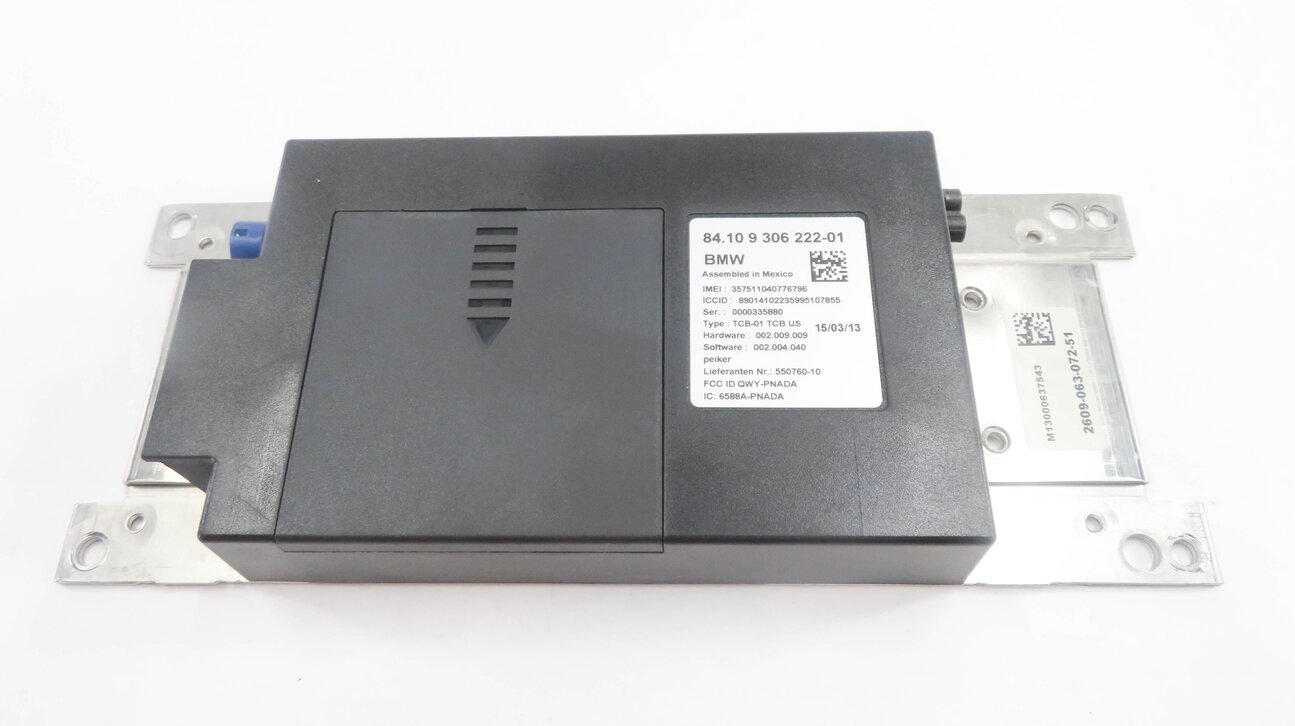2013 BMW 528i (F10) CELL PHONE BLUETOOTH TELEMATICS COMMUNICATION CONTROL MODULE