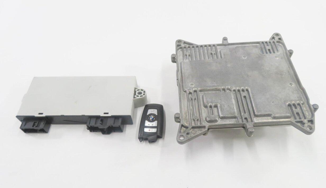 2013 BMW 528i (F10) 2.0L N20 ENGINE DME ECM CAS 4 IMMOBILIZER MODULE KEY SET-3