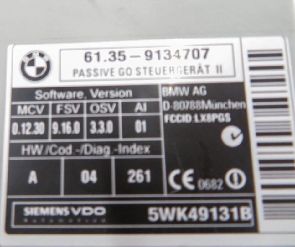 Thumbnail 6: 2007-2014 BMW 528i 535i 550i X5 X5M X6M (E60 E70 E71) KEYLESS PASSIVE GO MODULE