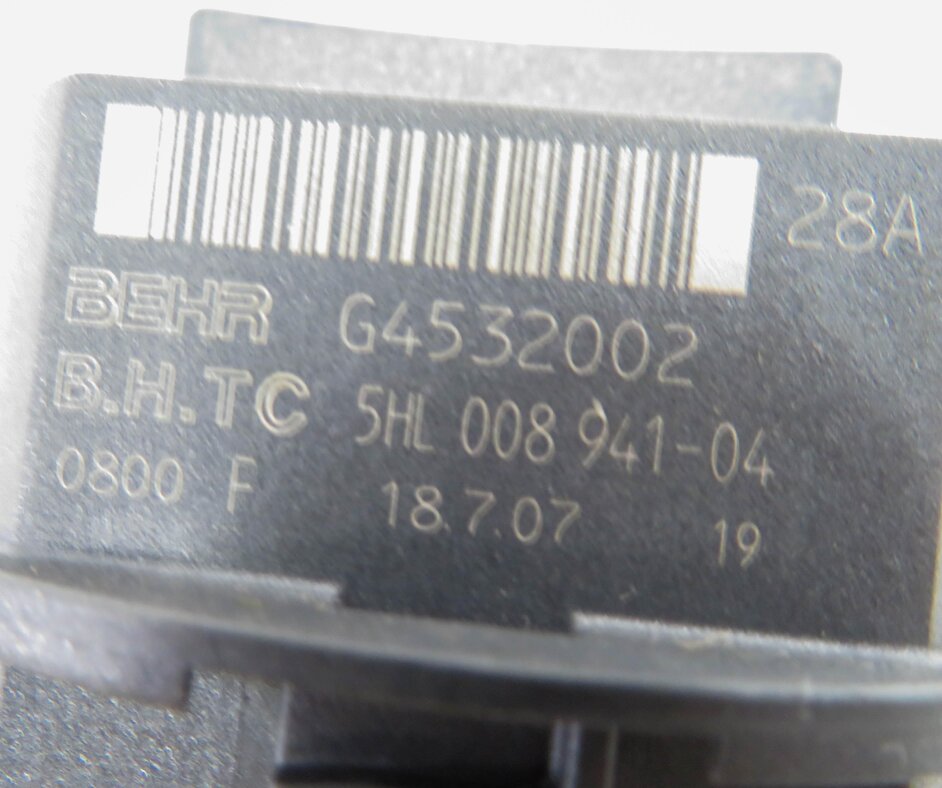Thumbnail 6: 2008 BMW X5 (E70) REAR HEATER A/C BLOWER FAN MOTOR SPEED RESISTOR